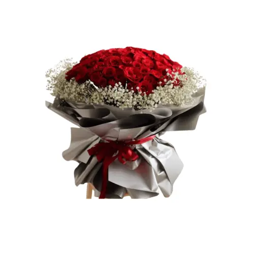 hand buket bunga demak