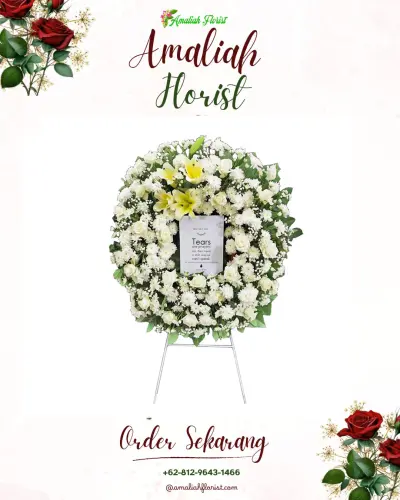 Krans Bunga Duka Cita demak