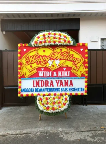 Papan Bunga Pernikahan demak